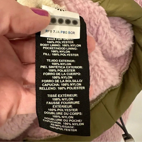 UGG Iggy Sherpa Half Zip Pullover Pink with Hood & Pockets Women's Size XS NWT - Picture 10 of 12